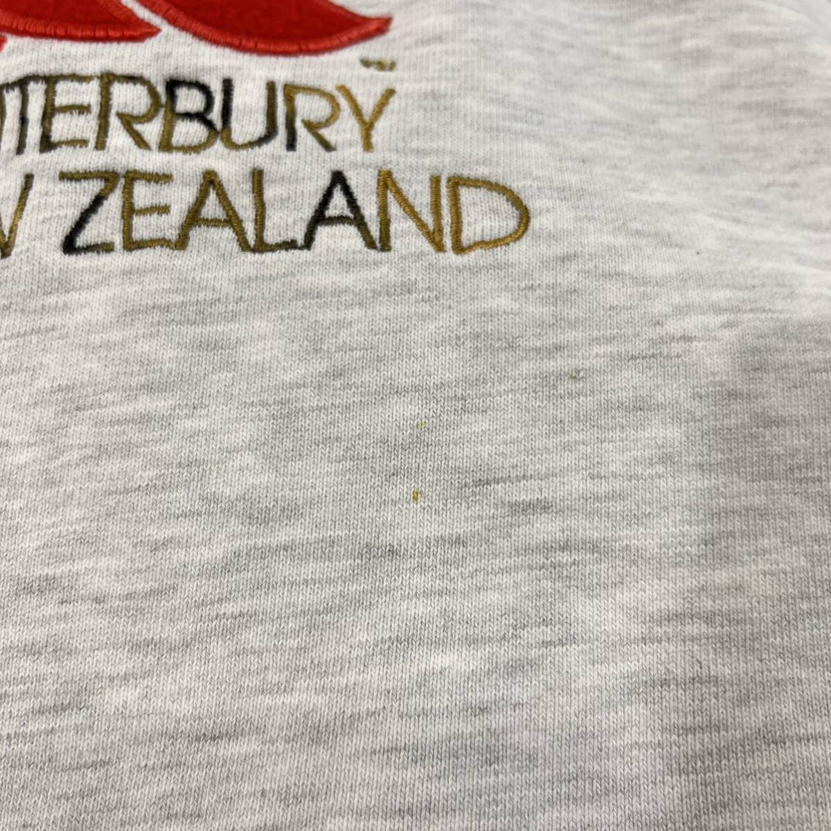 Canterbury of New Zealand スウェットトレーナー ラガーシャツ 刺繍ロゴ プルオーバー ワンポイント カンタベリー【送料一律/同梱可能】D_画像8