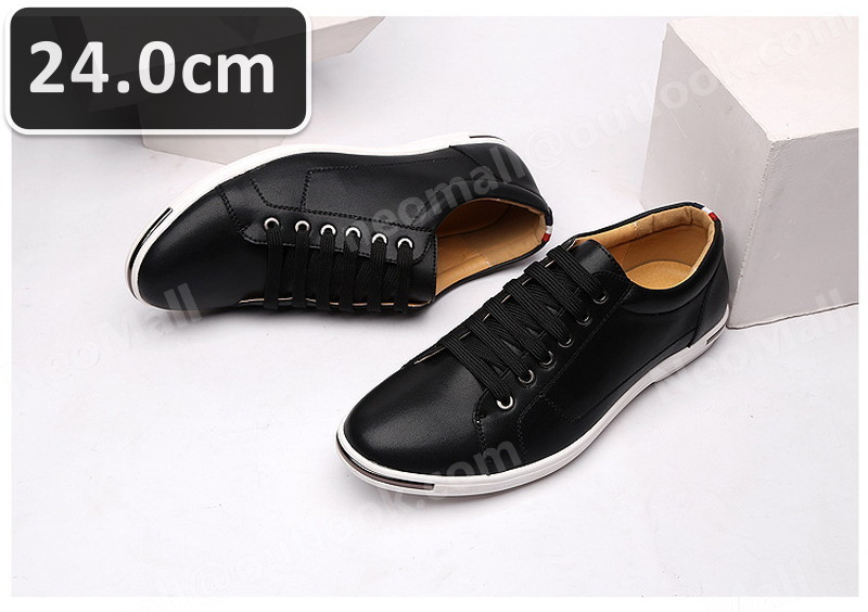 正規店仕入れの 屈曲性 カジュアル 靴 革靴 24.0cm サイズ ブラック