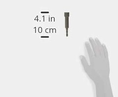 ゆうパケ可 (HiKOKI) ヘグザゴンソケット 0031-0841 ねじ径10mm 全長100mm 六角軸二面幅6.35mm/14mm ハイコーキ 日立_画像3