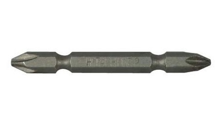 ゆうパケ可 (HiKOKI) 両頭プラスビット マグネット付 10本入 0030-7645 No.3 全長45mm 六角軸二面幅6.35mm ハイコーキ 日立_画像1