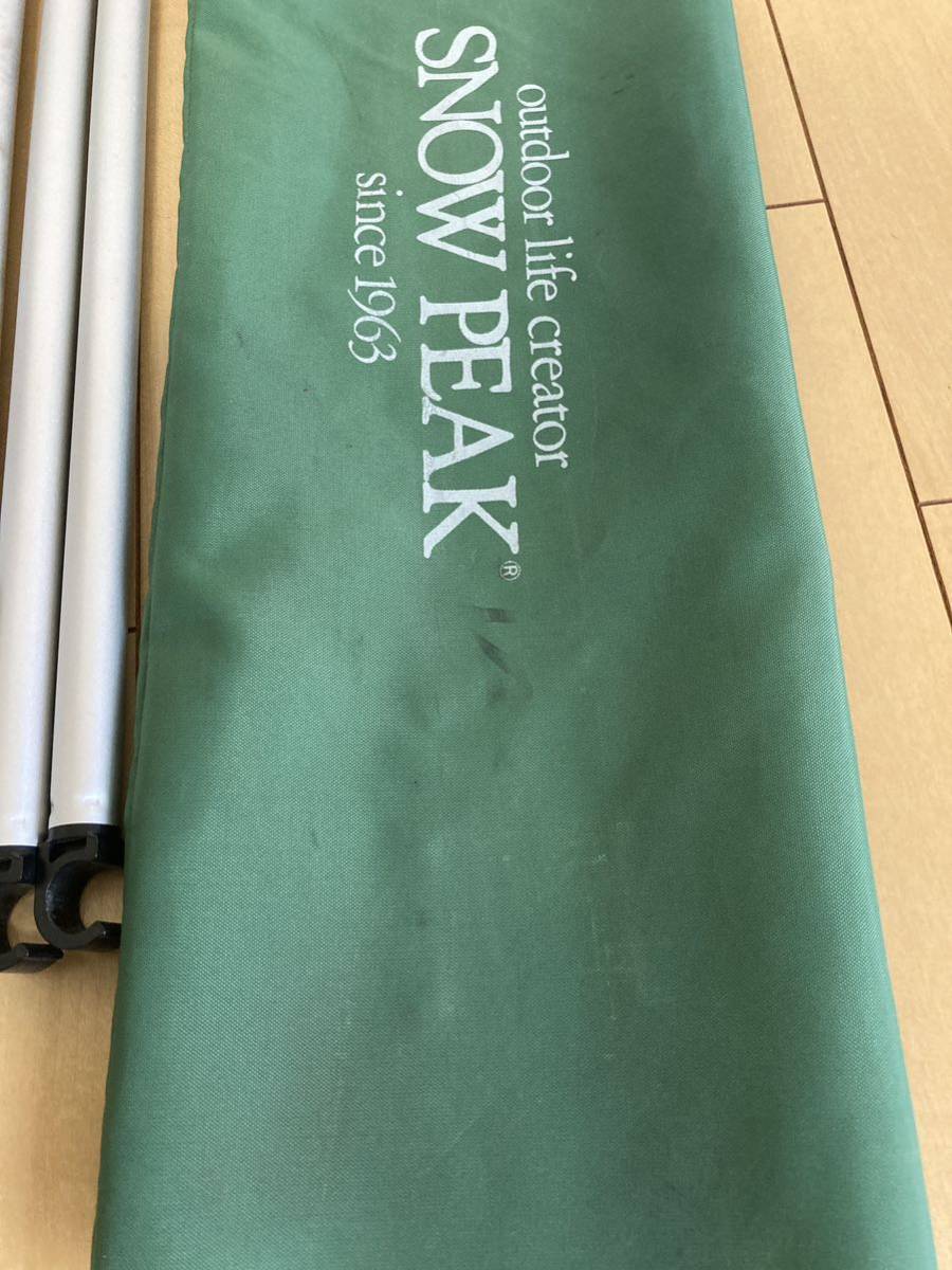 【希少廃盤】貴重な初期型の大文字SINCE1963ロゴガビングスタンド グリーン 廃盤・入手困難 snow peak スノーピーク ガビングスタンド