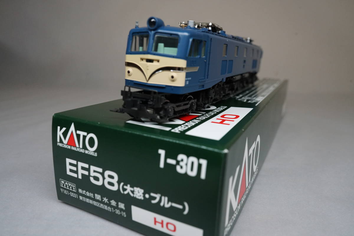 2021年最新ロット】KATO 1-301 (HO) EF58 大窓・ブルーカトー関水金属