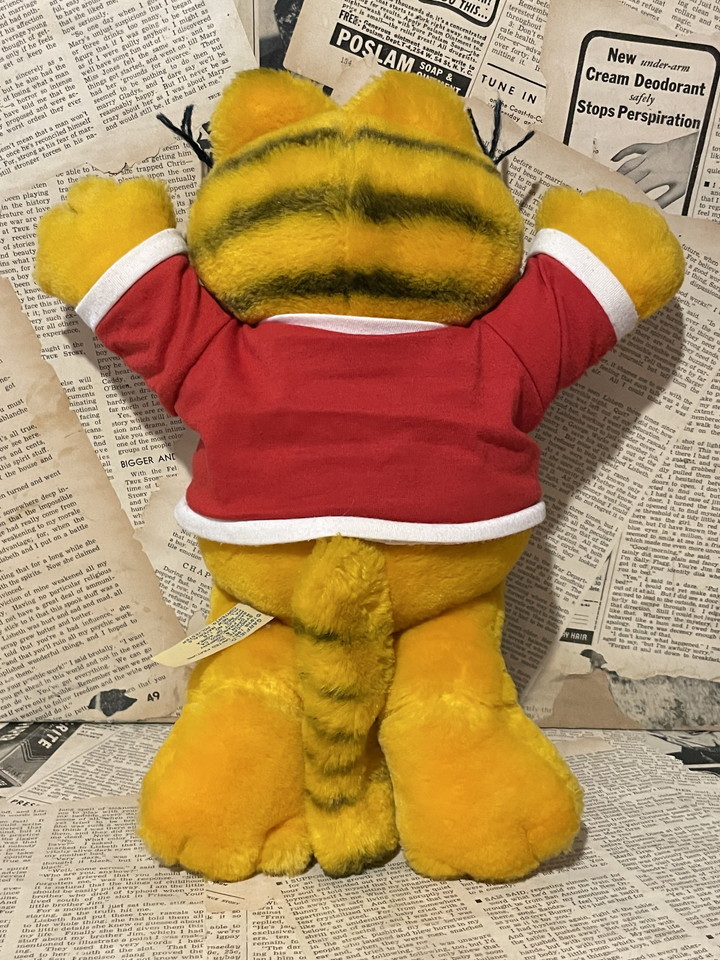 *1980 годы / Garfield / мягкая игрушка / быстрое решение Vintage USA/DAKIN/Garfield/Plush(80s) GF-011