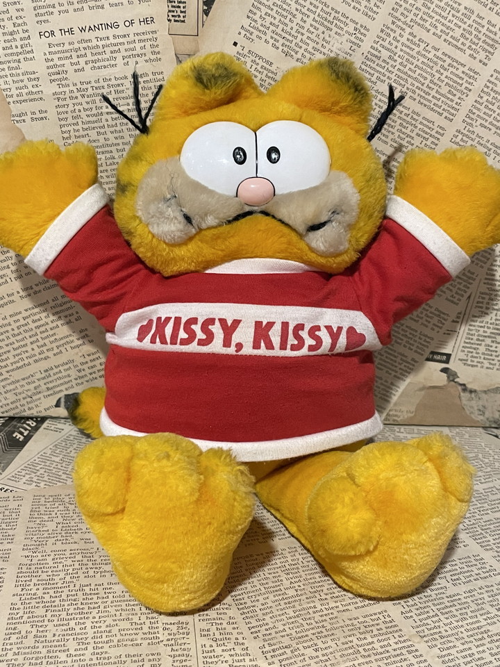 ☆1980年代/ガーフィールド/ぬいぐるみ/即決ビンテージUSA/DAKIN/Garfield/Plush(80s) GF-011_画像1