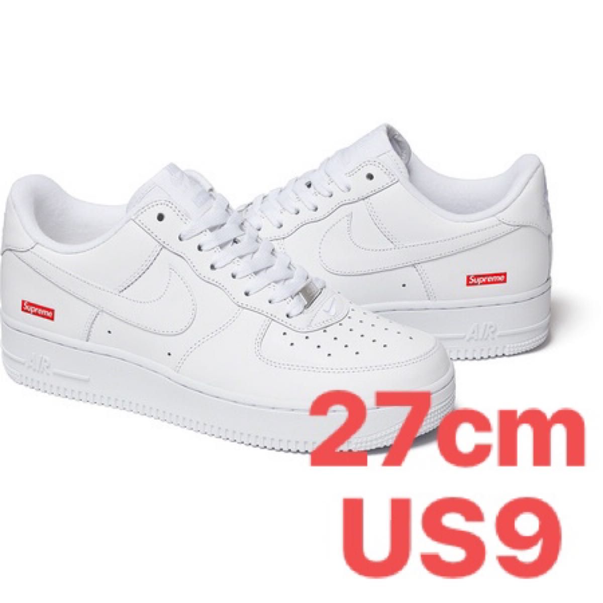 Supreme NIKE AF1 LOW 白 AIR FORCE 1 US9 27 0cm ナイキ エアフォース