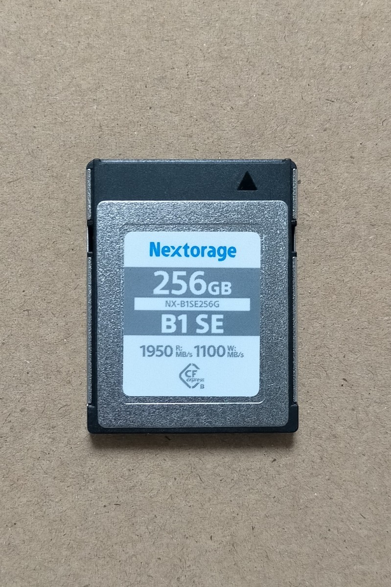 Nextorage ネクストレージ 国内メーカー 256GB CFexpress Type B メモリーカード NX-B1SEシリーズ  NX-B1SE256G/INE