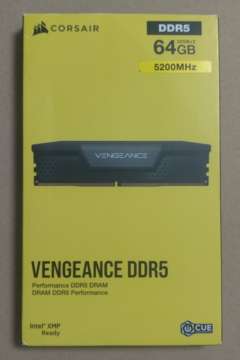 好評にて期間延長】 Vengeance Corsair DDR5 計64GB 2枚 32GB PCメモリ