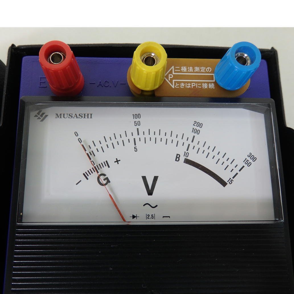 1円良品MUSASI INTECH ムサシインテック/アーステスタ 接地抵抗計