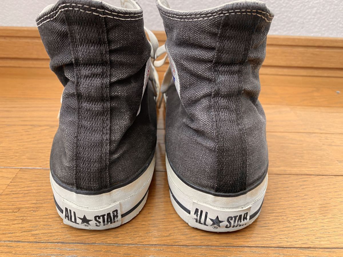 コンバース オールスター ブラック US10.5 JP28.5 USA製 80s 希少品 チャックテイラー ハイカット ジャックパーセル_画像2