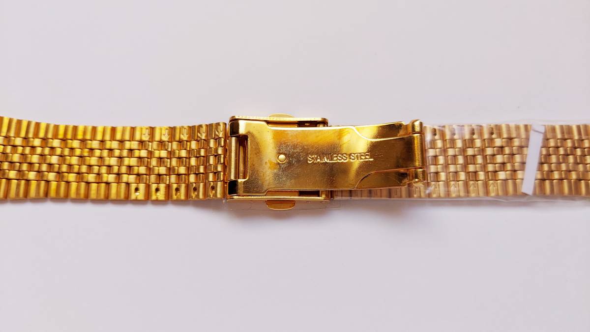 257 未使用 腕時計 BANBI バンビ BEAR ベアー バンド ベルト ゴールド 16mm 18mm 19mm 20mm 24㎜ まとめ売りの画像4
