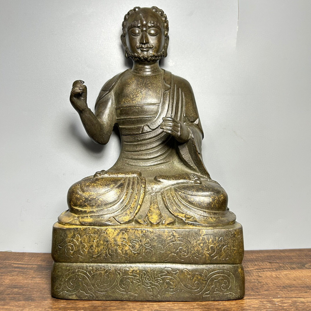 ▽鴻▽銅製 度母像 置物 古賞物 中国古玩 中国古美術