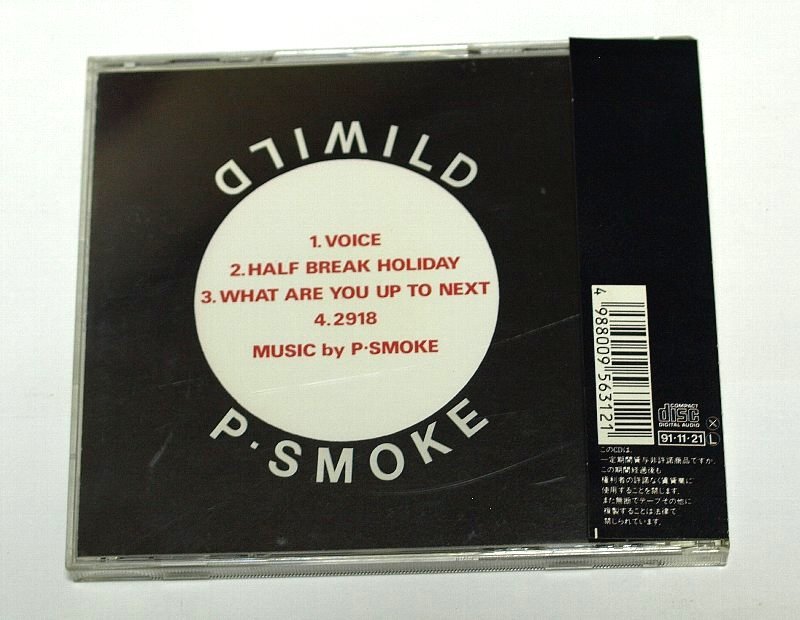 P・SMOKE / MILD & WILD P・スモーク CD マイルド&ワイルド Char 石井竜也 傷みあり_画像3