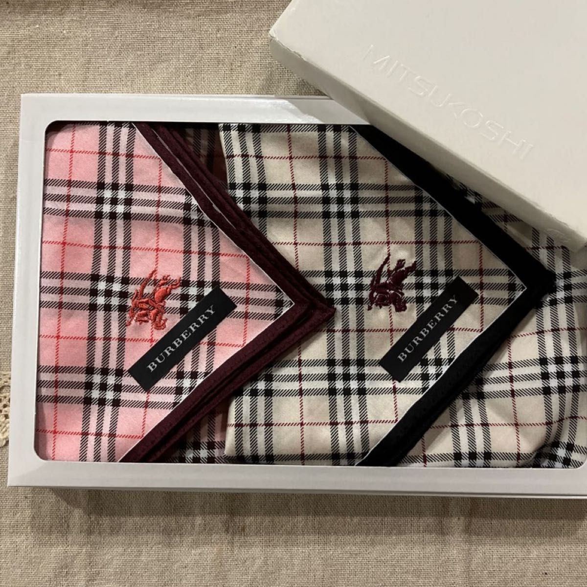 新品 バーバリー BURBERRY バーバリーハンカチ Yahoo!フリマ（旧）-