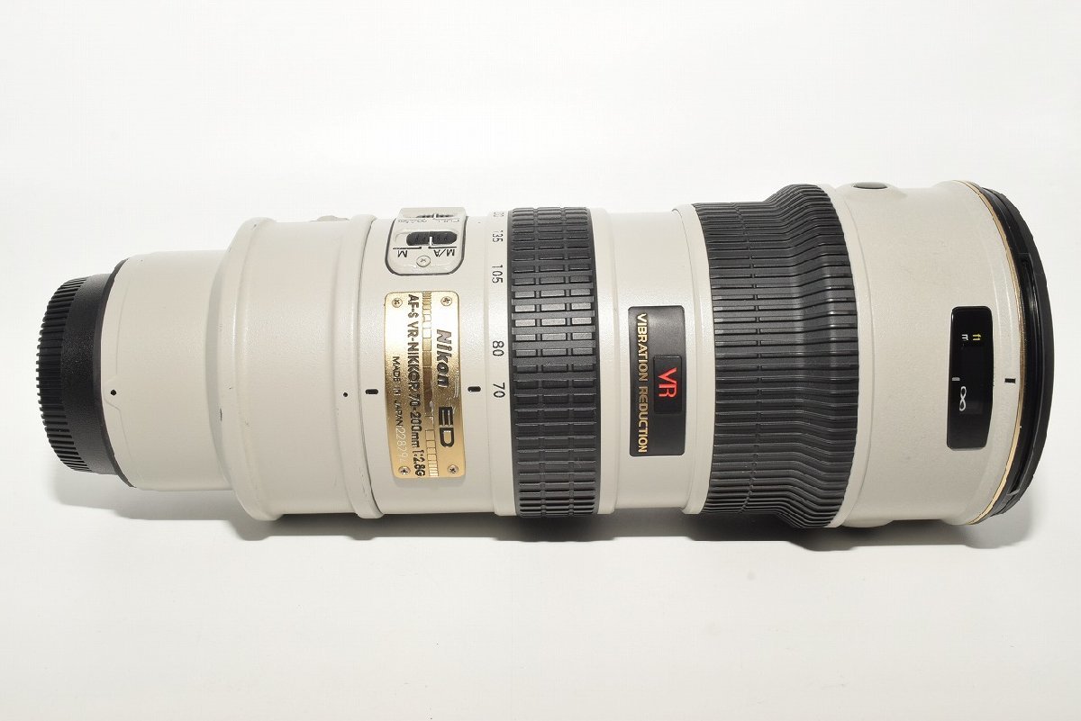 ★極上品★ Nikon　ニコン AF-S VR Zoom Nikkor ED 70-200mm F2.8G（IF）ライトグレー_画像5