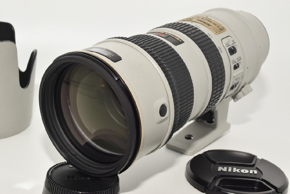 ★極上品★ Nikon　ニコン AF-S VR Zoom Nikkor ED 70-200mm F2.8G（IF）ライトグレー_画像2