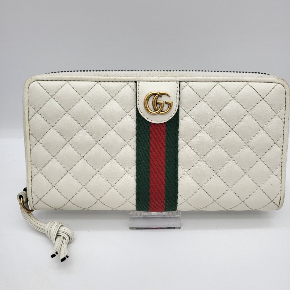 GUCCI グッチ GG マーモント キルティング シェリーライン ラウンド