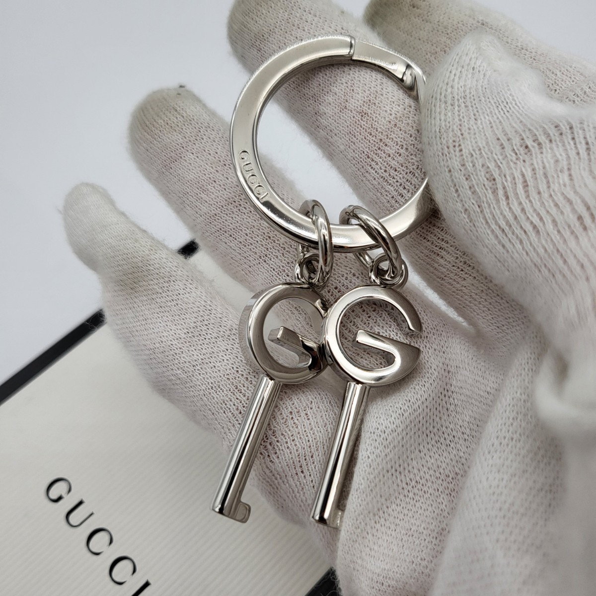  unused . close box attaching GUCCI Gucci key holder GG