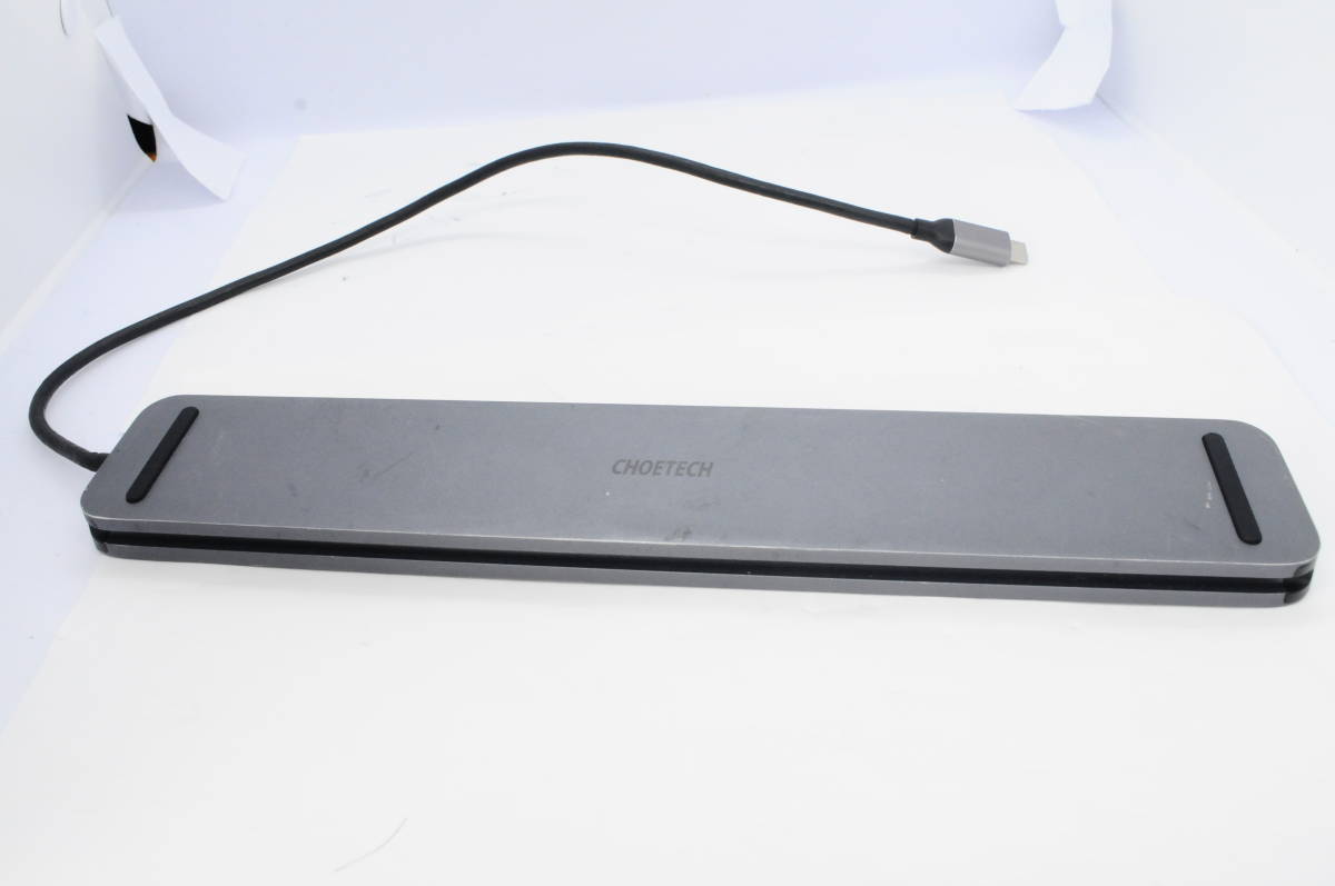 1★お買い得★TYPE-C USBハブ 11-in-1 CHOETECH USB-C DOCKING STATION HUB-M20 VER:V1 33cmケーブル#230020_画像1