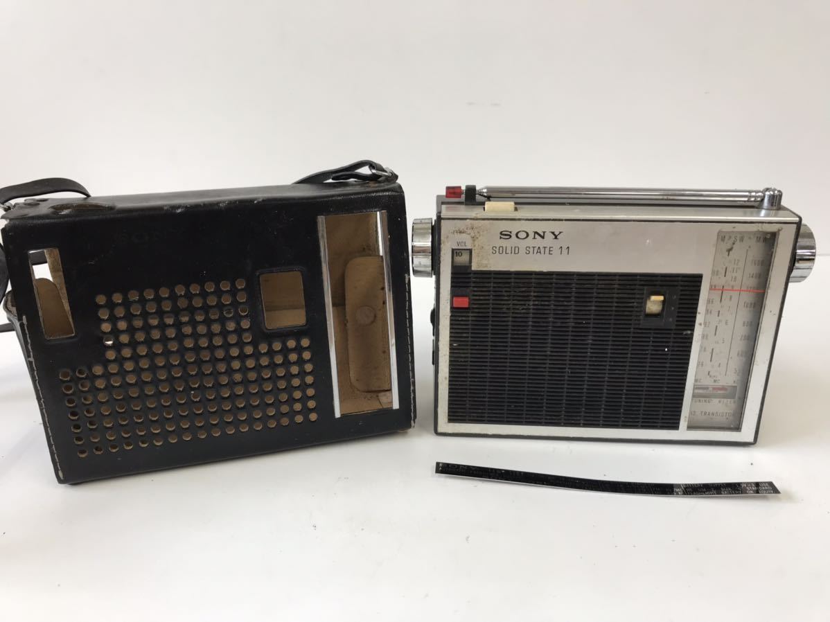 K495-A1a60 SONY SOLID STATE 11 TFM-110F ソニー トランジスタラジオ