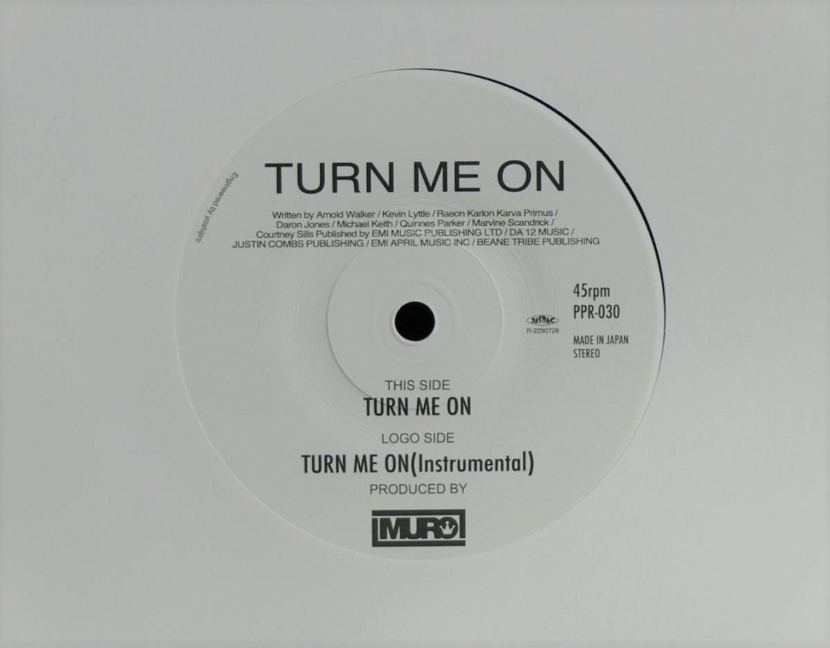 [未使用品][送料無料] A.YU.MI. / TURN ME ON [アナログレコード 7] MURO / Q.A.S.B.の画像1