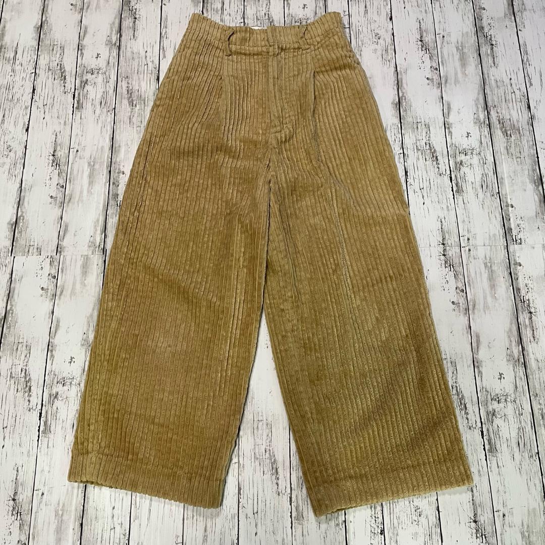  beautiful goods * INED Ined corduroy pants trousers long trousers casual 9 number M beige C-250