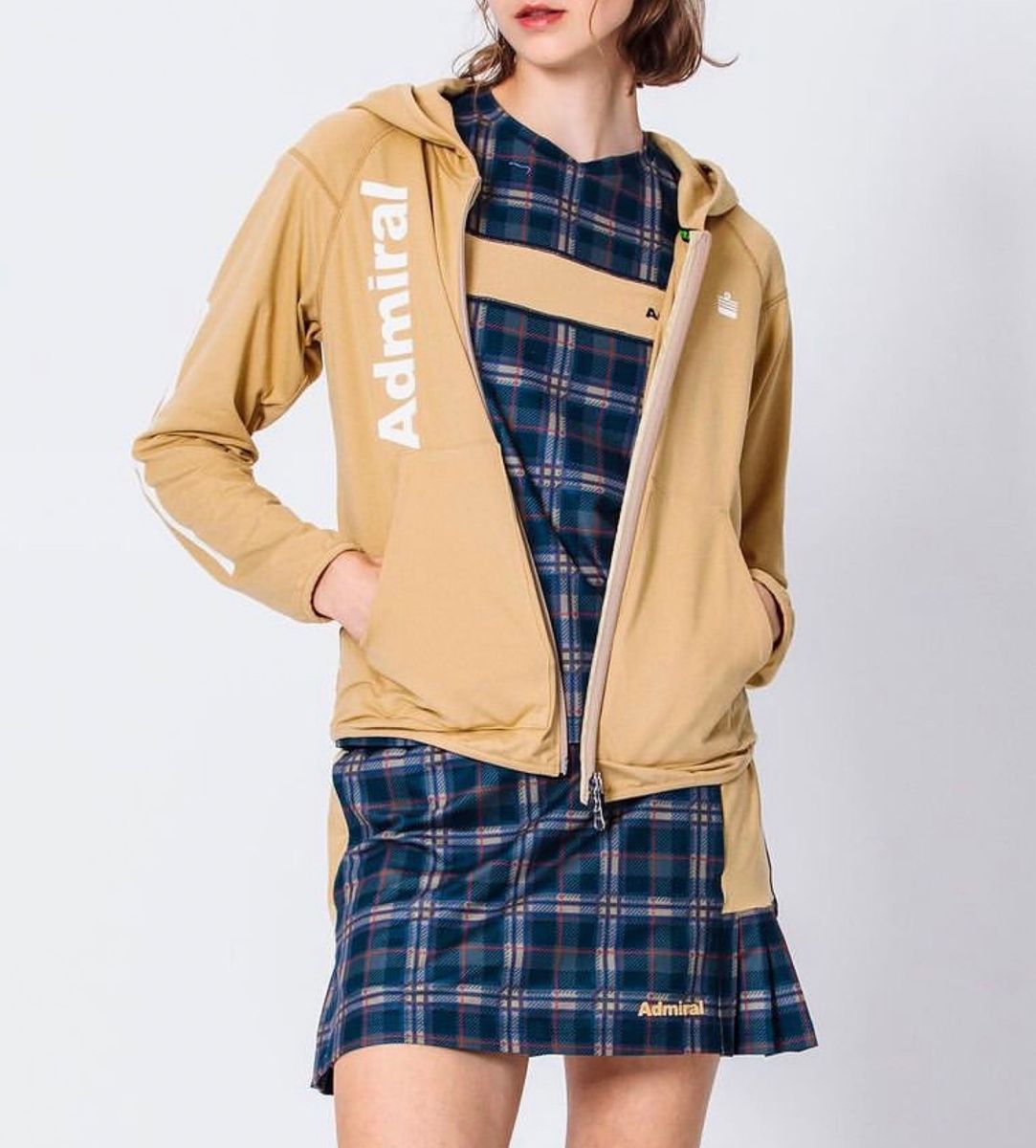 完売品 アドミラルテニス サイドプリーツチェックスコート (ATLA350)M