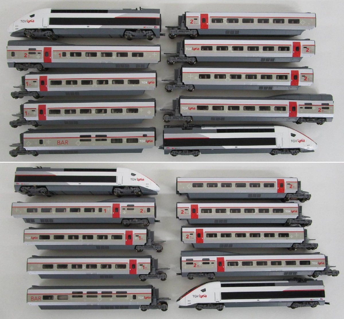 KATO 10-1325 TGV リリア 10両セット【ジャンク】thn090408_画像8