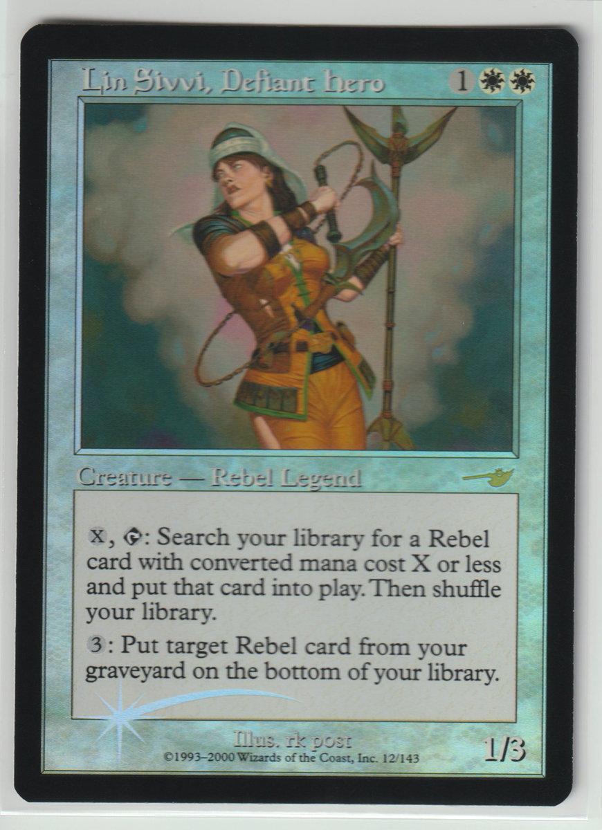 MTG 果敢な勇士リン・シヴィー 英語版 foil 傷あり MTG 果敢な勇士リン・シヴィー 英語版 foil 傷あり