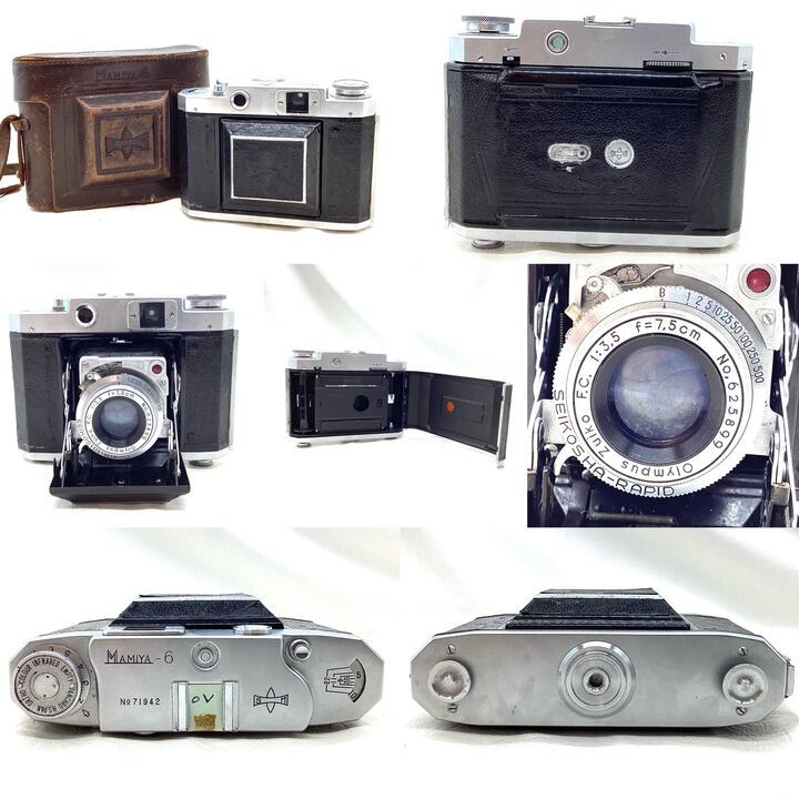 12点】蛇腹カメラなど Konica Olympus MAMIYA等-