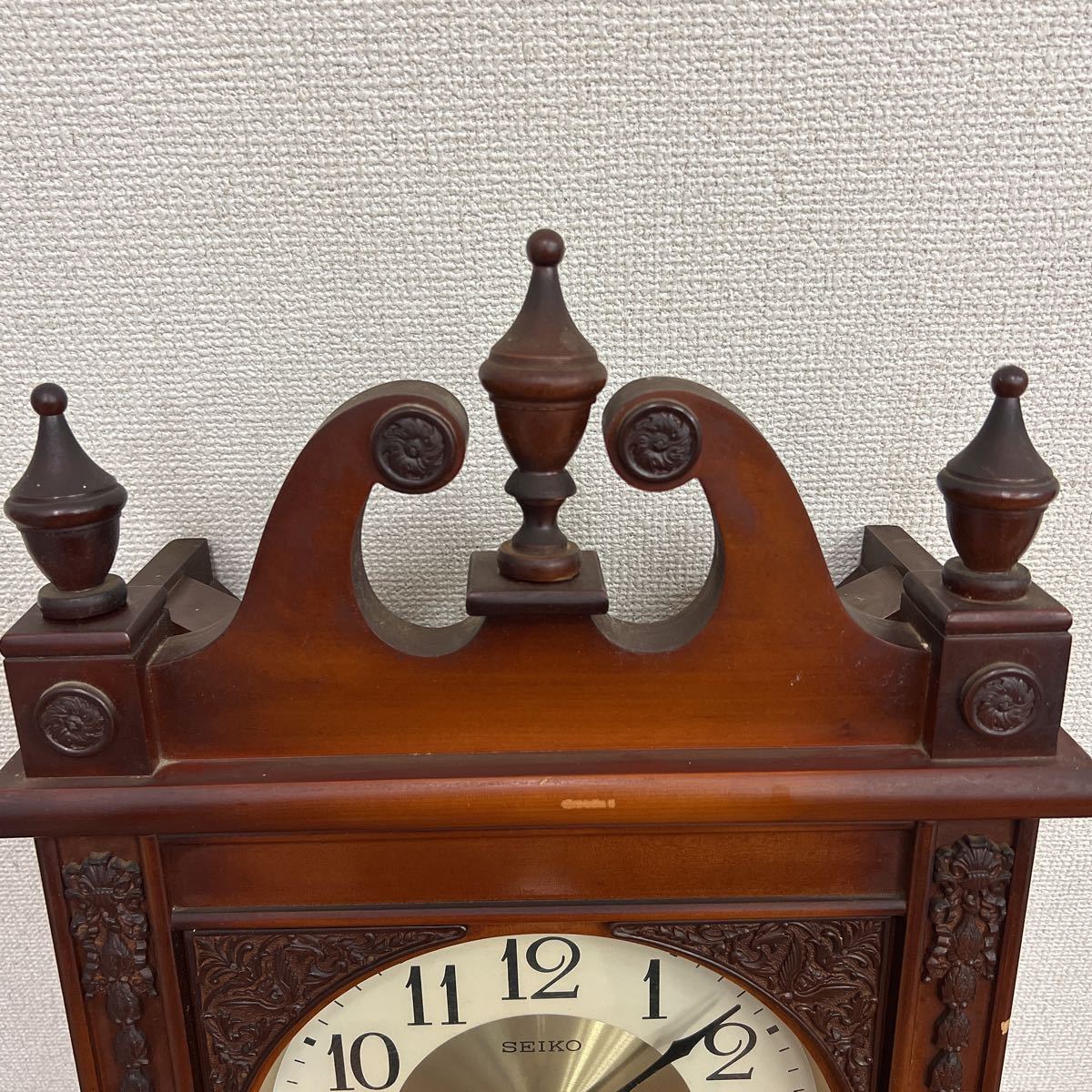 昭和レトロ 振り子時計 柱時計 壁掛け時計 精工舎 掛け時計 掛時計