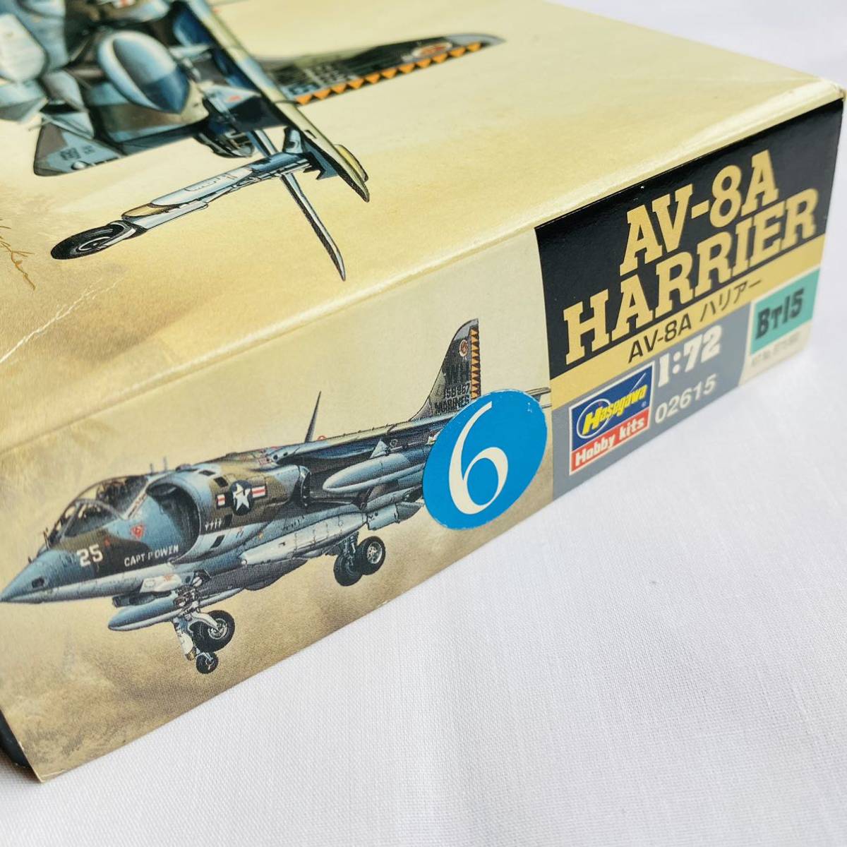 未使用 未組立 Hasegawa ハセガワ 1/72 マクドネル ダグラス AV-8A HARRIER ハリアー Hobby kits アメリカ海兵隊 当時物 レトロ 希少 貴重_画像2