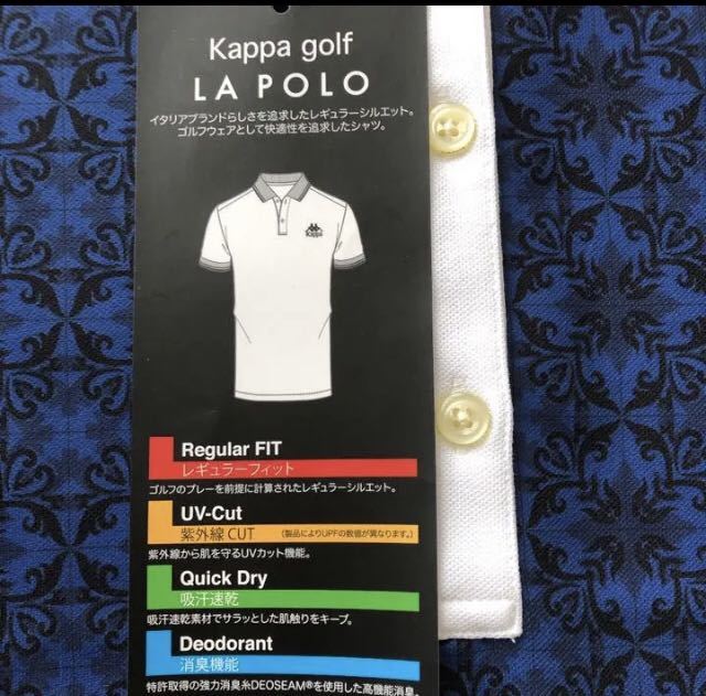 新品・未使用　Kappa ゴルフ 半袖ポロシャツ　◆ L ◆ KGA22SS61 カッパ_画像6