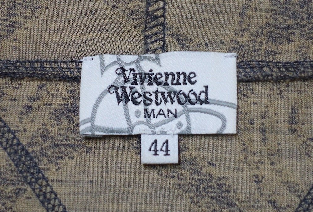 17AW 超美品 Vivienne Westwood MAN ヴィヴィアンウエストウッドマン GEO ORB アシンメトリックパーカー ジップ フーディ ウール メンズ 44_画像7