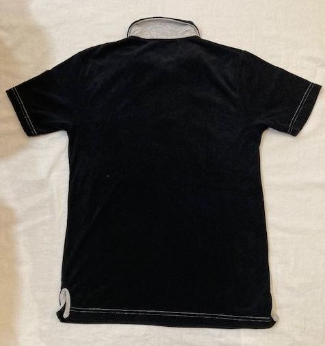 新品 gym master ジムマスター パイル アーガイル ポロシャツ ブラック M 黒 Tシャツ_画像3