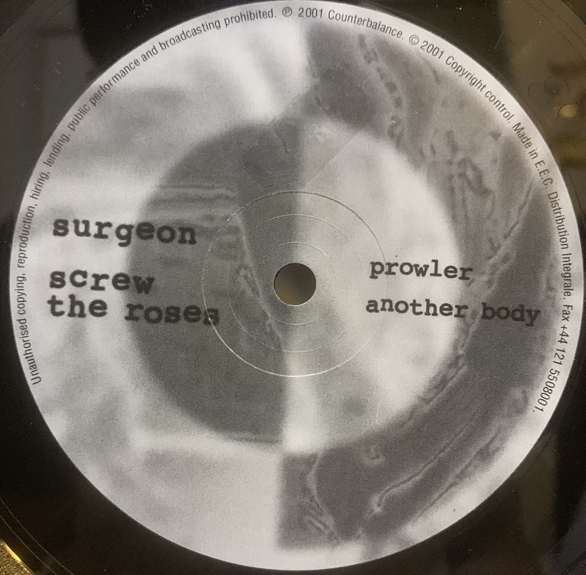 Surgeon - Screw The Roses /Counterbalance CBX008_画像4