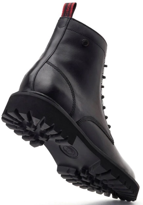 送料無料 Base London 25cm チャッカ ブーツ ブラック 黒 ビジネス プレーン レザー スニーカー スーツ フォーマル サンダル JJJ166_画像3