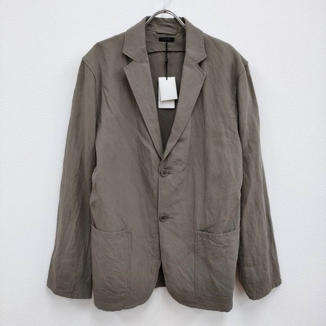 LENO 新品 2BUTTON JACKET サイズ1 定価49500円 テーラードジャケット グレージュ リノ 3-0825T 222147