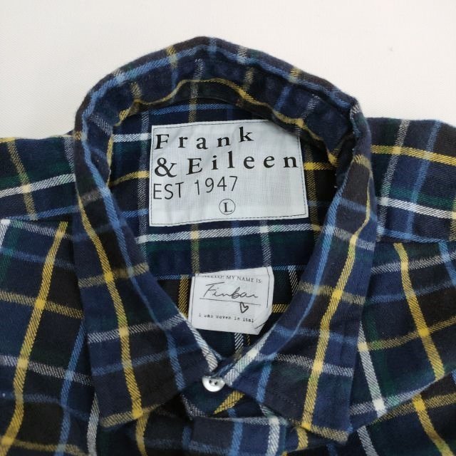 人気No.1】 Checked GYBF Finbar 3-0924T♪Frank&Eileen Shirt F93885