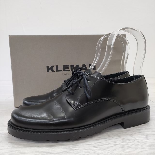 KLEMAN DANON V7 プレーントゥレザーシューズ サイズ38 シューズ・靴 ブラック クレマン 3-0912G 220991_画像5