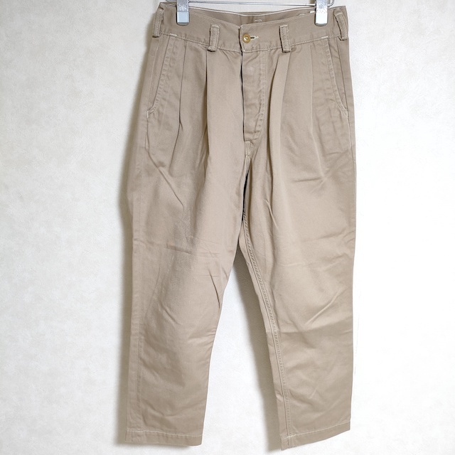 or Slow BILLY JEANbi Lee Gene tuck size 1 chino pants beige or s low 3-0913G 222220