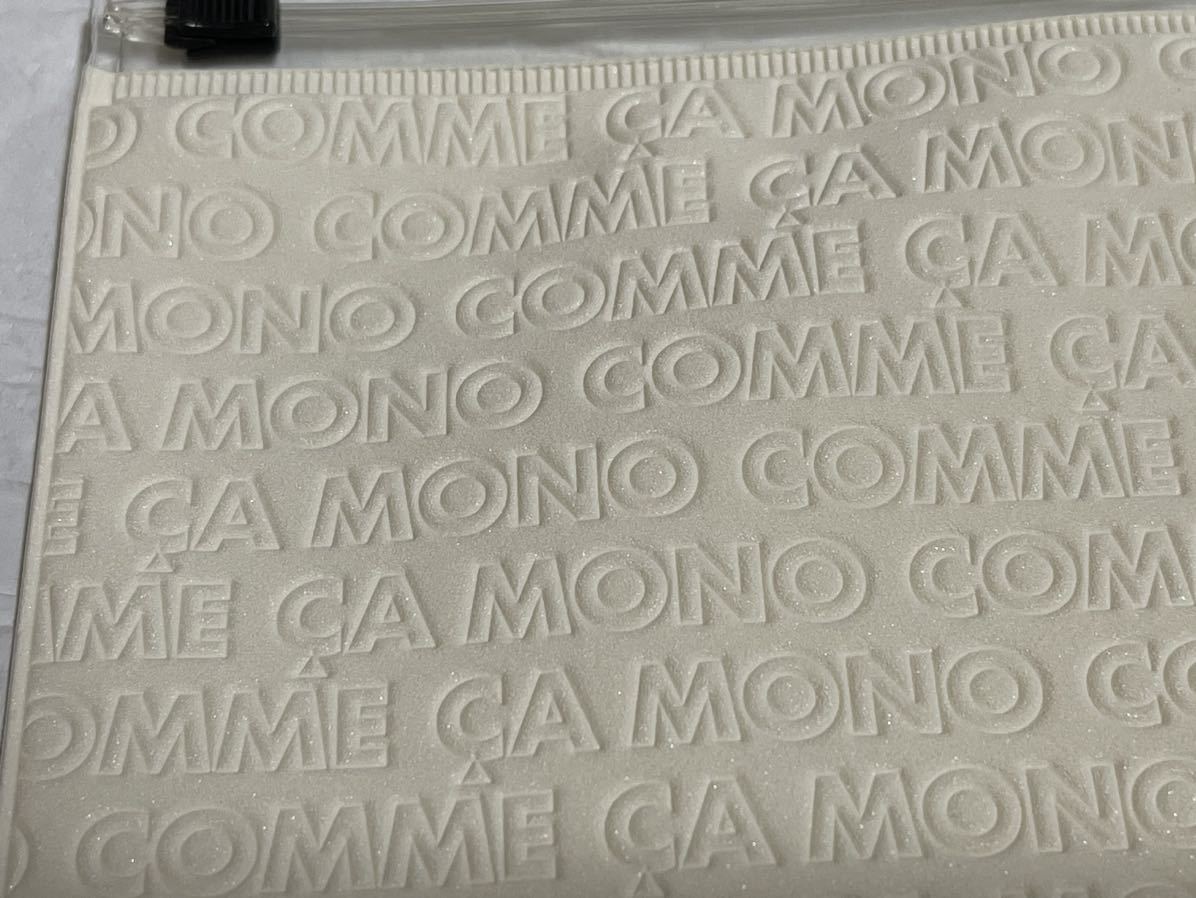 新品☆ MONO COMME CA モノコムサ　　ロゴ入りポーチ2点　文具　雑貨　旅行　トラベル_画像2