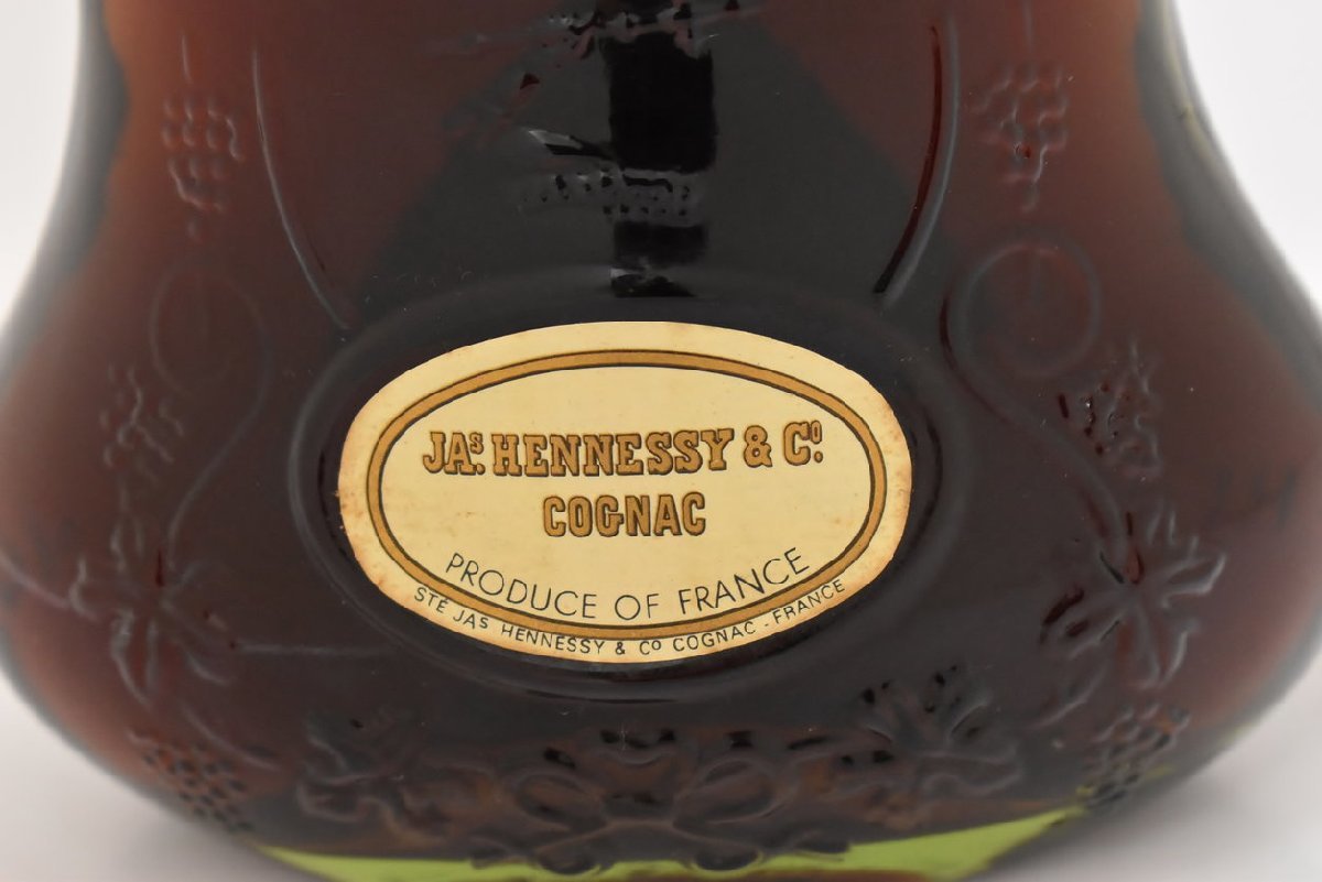 ジャズヘネシー JA's Hennessy ブランデー コニャック 700ml 40% フランス XO グリーンボトル 金キャップ 箱付 未開栓 → 2309LA009の画像3