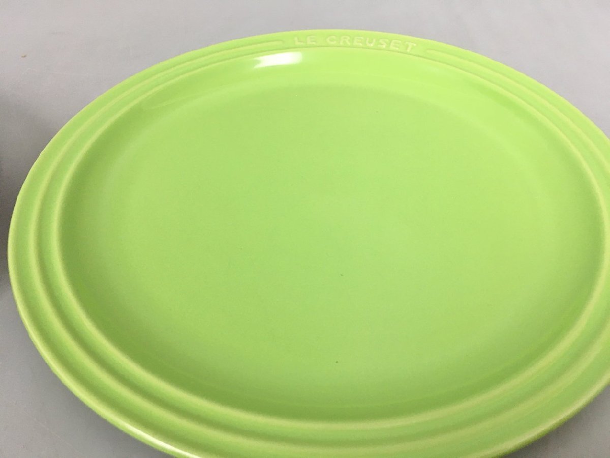 ルクルーゼ Le Creuset 23cmプレート 4枚セット 洋食器 2309LT058_画像5