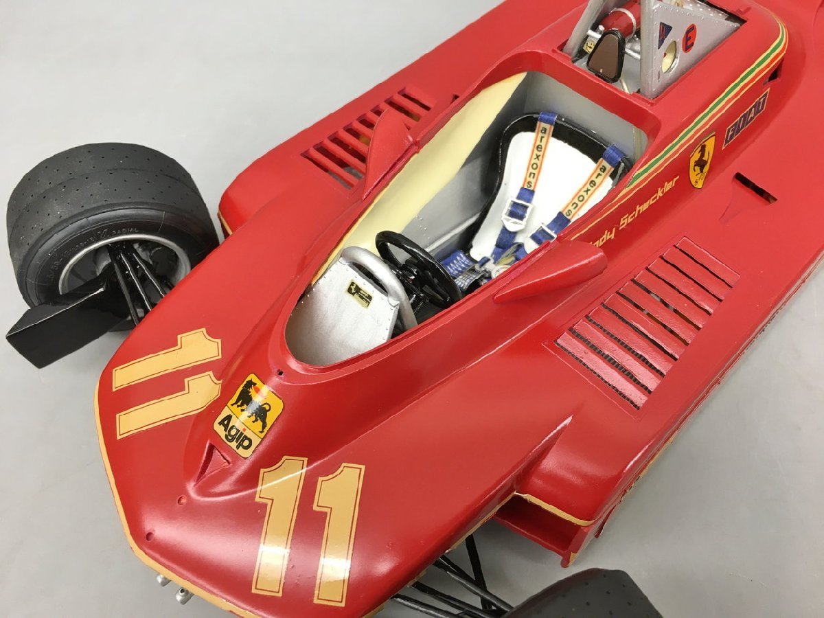 プラモデル フェラーリ 完成品 312T4 1/12スケール ジャンク 2309LBS027_画像4