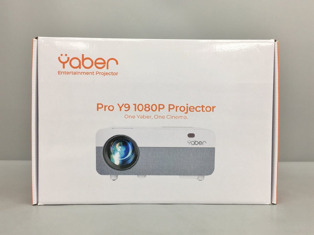 LEDプロジェクター Pro Y9 1080P Projector ホワイト YABER 4K対応 Wi-Fi Bluetooth5.1搭載 2309LT096_画像1