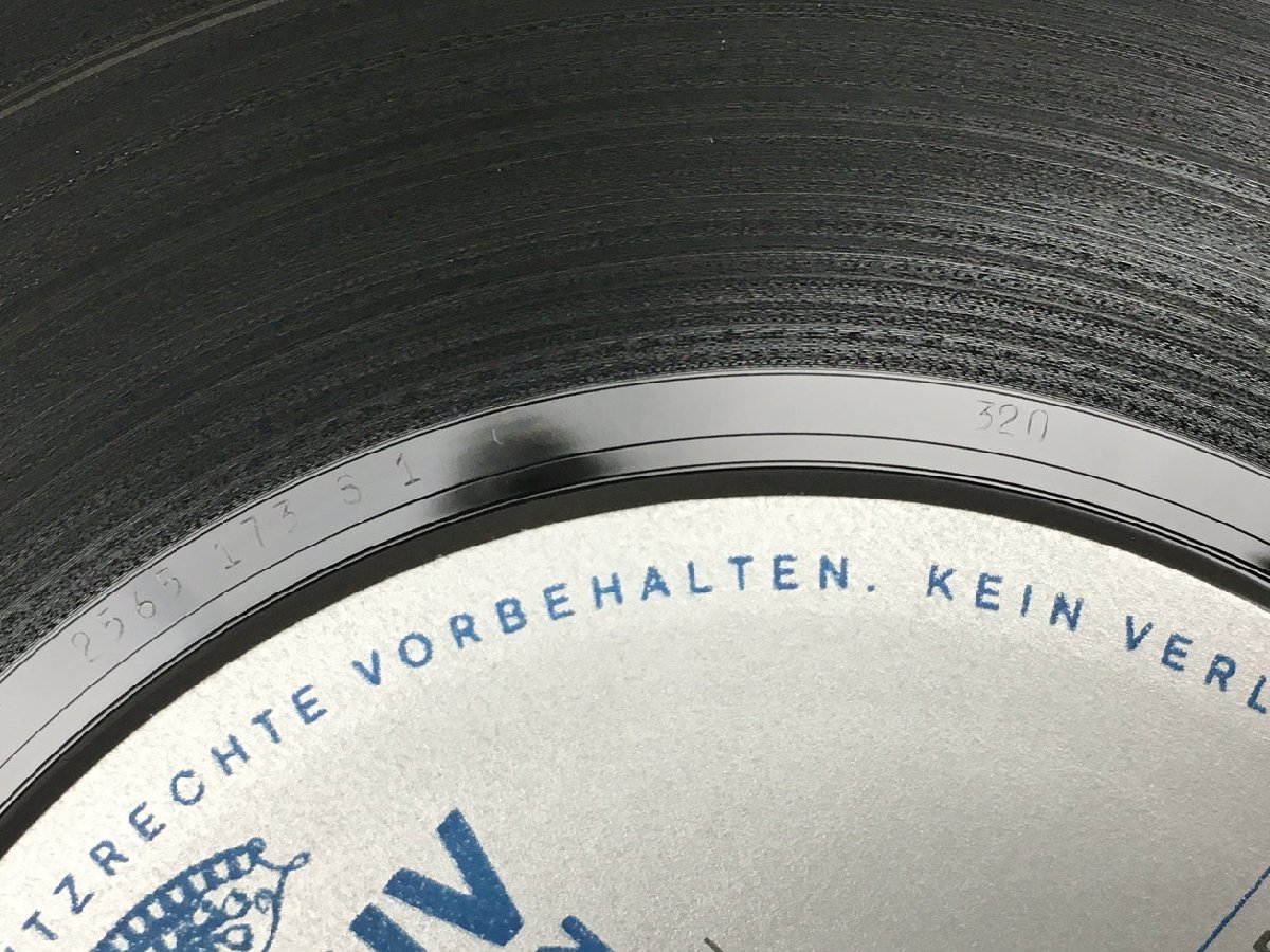 LPレコード Johann sebastian bach konzerte fur cembalo und streicher ARCHIV PRODUKTION 2533 466 美品 2309LBS107の画像3