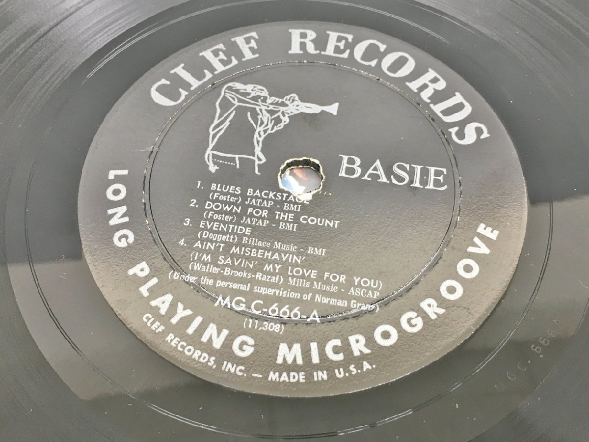 LPレコード COUNT BASIE Clef Records MG C-666 2309LBS179_画像3