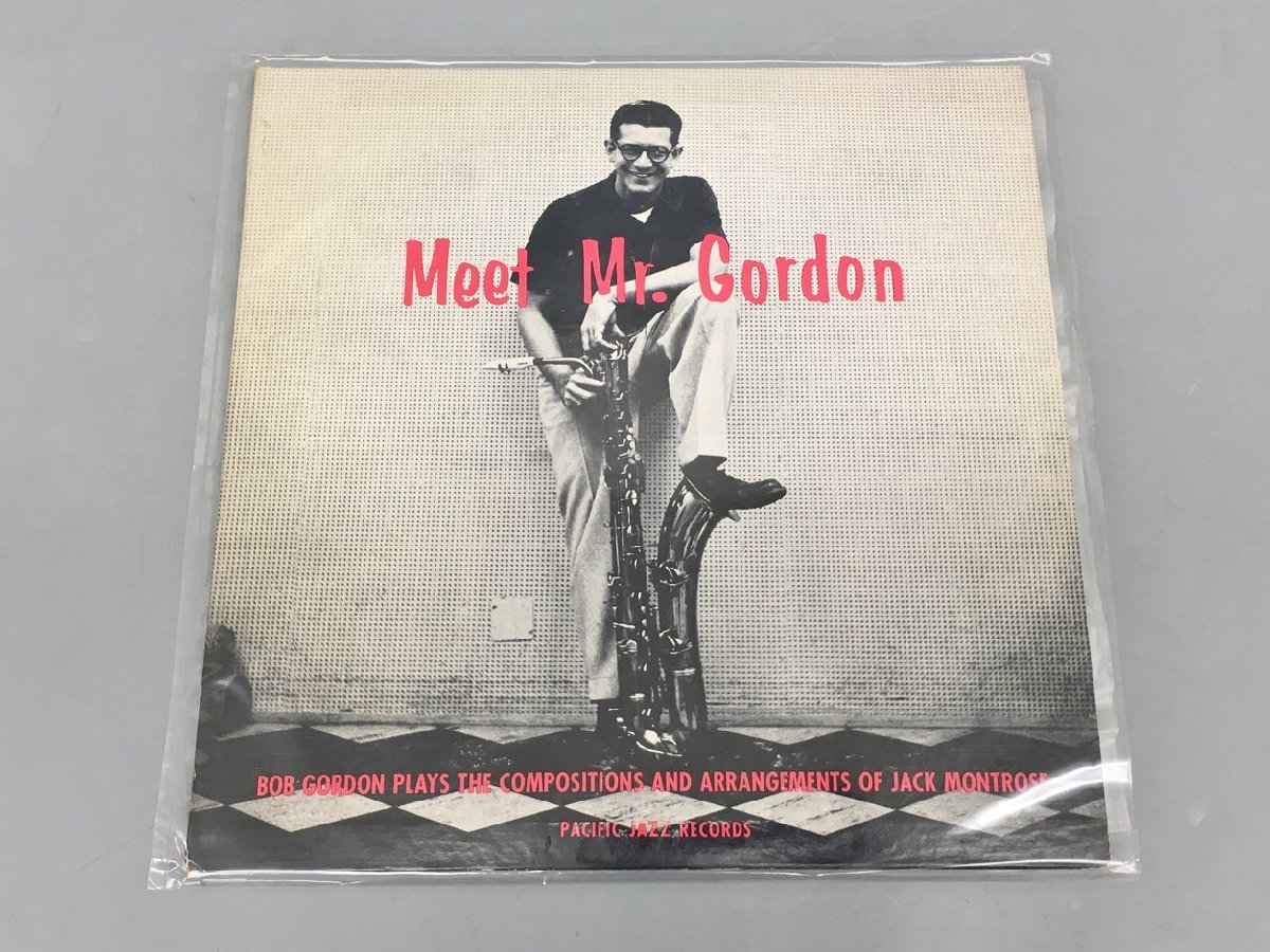 SPレコード Meet Mr. Gordon BOB GORDON Pacific Jazz PJ LP-12 / PJ-422 10インチサイズ 2309LBM031の画像1