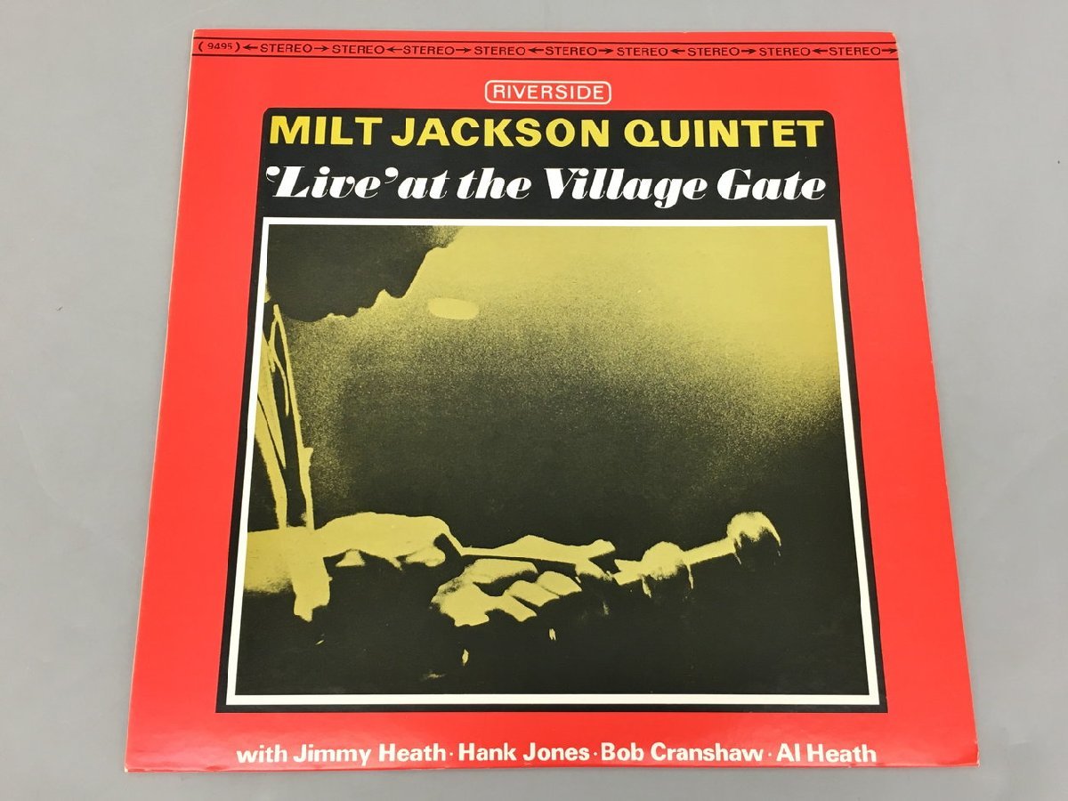 LPレコード Live At The Village Gate Milt Jackson Quintet 帯付き RIVERSIDE 9495 2309LO155の画像1