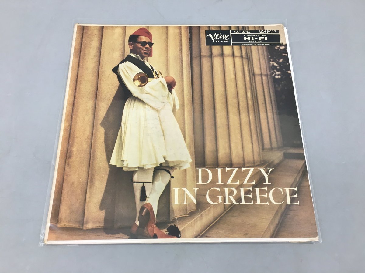 LPレコード Dizzy Gillespie in Greece Verve Records MGV-8017 US盤 両溝 2309LO202_画像1